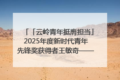 「云岭青年挺膺担当」2025年度新时代青年先锋奖获得者王敏奇——澜沧江上好渔人