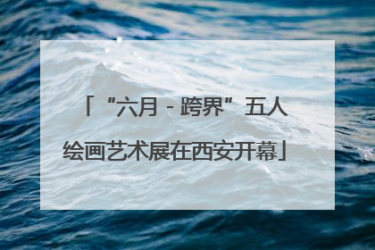 “六月 - 跨界”五人绘画艺术展在西安开幕