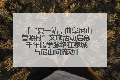 “夏一站，曲阜尼山鲁源村”文旅活动启幕 千年儒学脉络在泉城与尼山间流动