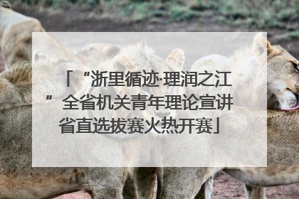 “浙里循迹·理润之江”全省机关青年理论宣讲省直选拔赛火热开赛
