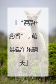 “滇韵+药香”，萌娃端午乐翻天