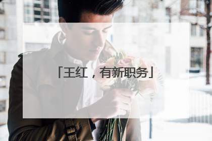 王红，有新职务