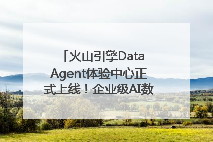 火山引擎Data Agent体验中心正式上线！企业级AI数据专家触手可及