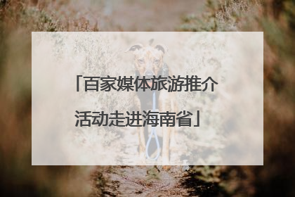 百家媒体旅游推介活动走进海南省