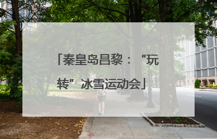 秦皇岛昌黎：“玩转”冰雪运动会