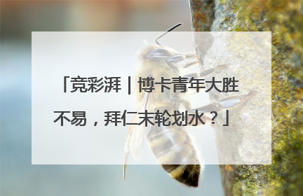 竞彩湃｜博卡青年大胜不易，拜仁末轮划水？