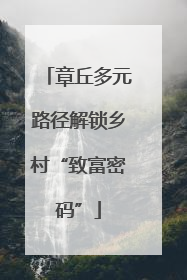 章丘多元路径解锁乡村“致富密码”