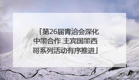 第26届青洽会深化中墨合作 主宾国墨西哥系列活动有序推进