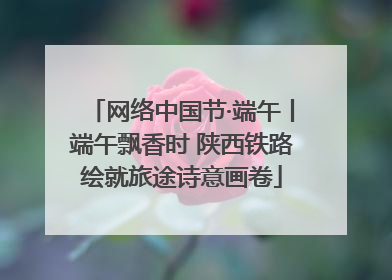 网络中国节·端午丨端午飘香时 陕西铁路绘就旅途诗意画卷