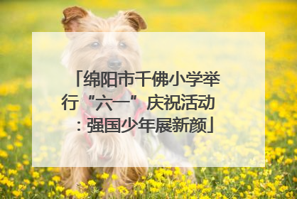 绵阳市千佛小学举行“六一”庆祝活动：强国少年展新颜