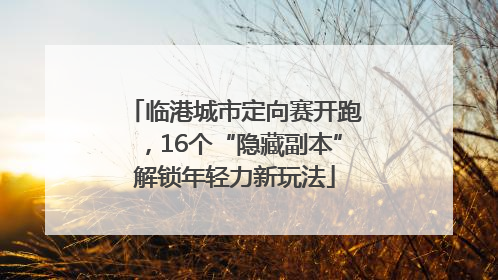 临港城市定向赛开跑，16个“隐藏副本”解锁年轻力新玩法