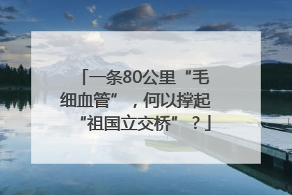 一条80公里“毛细血管”，何以撑起“祖国立交桥”？
