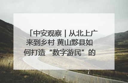中安观察｜从北上广来到乡村 黄山黟县如何打造“数字游民”的“桃花源”？