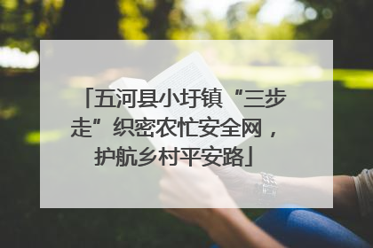 五河县小圩镇“三步走”织密农忙安全网，护航乡村平安路