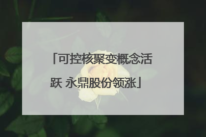 可控核聚变概念活跃 永鼎股份领涨