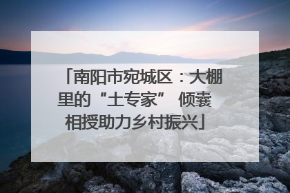 南阳市宛城区：大棚里的“土专家” 倾囊相授助力乡村振兴