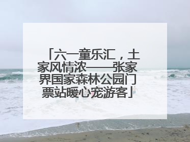 六一童乐汇，土家风情浓——张家界国家森林公园门票站暖心宠游客