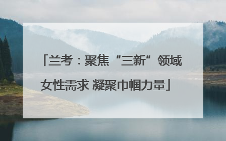 兰考：聚焦“三新”领域女性需求 凝聚巾帼力量