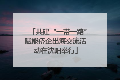 共建“一带一路”赋能侨企出海交流活动在沈阳举行