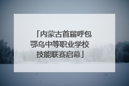 内蒙古首届呼包鄂乌中等职业学校技能联赛启幕