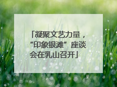 凝聚文艺力量，“印象银滩”座谈会在乳山召开