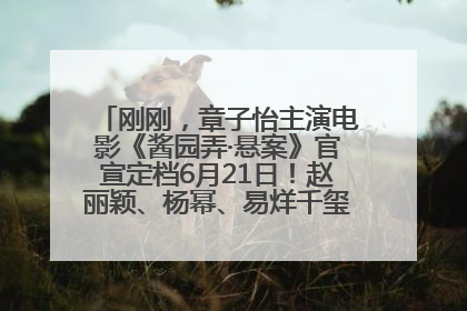 刚刚，章子怡主演电影《酱园弄·悬案》官宣定档6月21日！赵丽颖、杨幂、易烊千玺等角色海报曝光