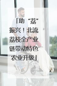 助“荔”振兴！北流荔枝全产业链带动特色农业升级