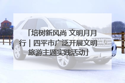 培树新风尚 文明月月行｜四平市广泛开展文明旅游主题实践活动
