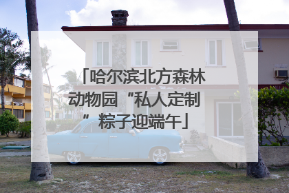 哈尔滨北方森林动物园“私人定制”粽子迎端午