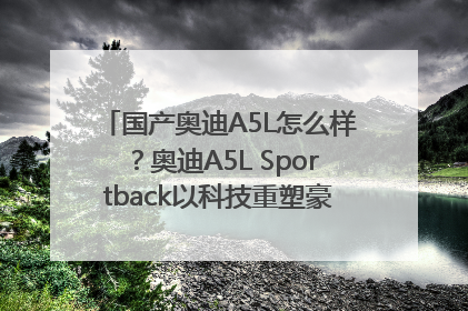 国产奥迪A5L怎么样？奥迪A5L Sportback以科技重塑豪华运动轿车市场格局