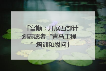 富顺：开展西部计划志愿者“青马工程”培训和慰问