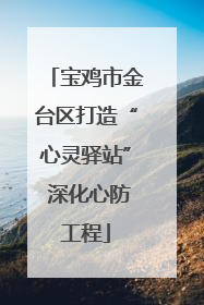 宝鸡市金台区打造“心灵驿站” 深化心防工程