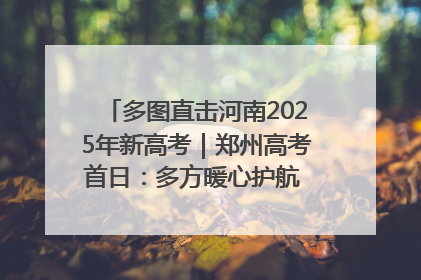 多图直击河南2025年新高考｜郑州高考首日：多方暖心护航 助力学子逐梦