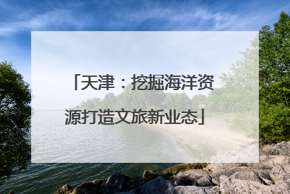 天津：挖掘海洋资源打造文旅新业态