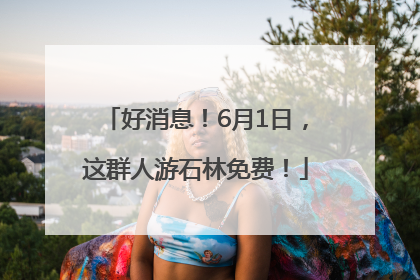 好消息！6月1日，这群人游石林免费！