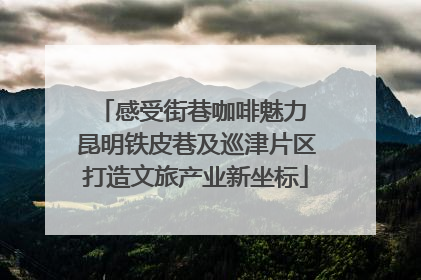 感受街巷咖啡魅力 昆明铁皮巷及巡津片区打造文旅产业新坐标