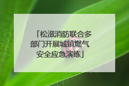 松滋消防联合多部门开展城镇燃气安全应急演练
