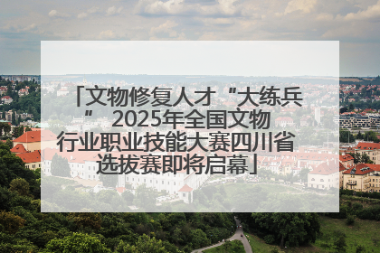 文物修复人才“大练兵” 2025年全国文物行业职业技能大赛四川省选拔赛即将启幕