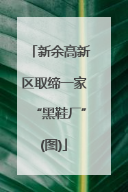 新余高新区取缔一家“黑鞋厂”(图)