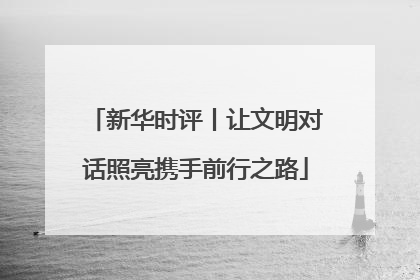 新华时评丨让文明对话照亮携手前行之路
