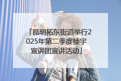 昆明拓东街道举行2025年第二季度楼宇宣讲团宣讲活动
