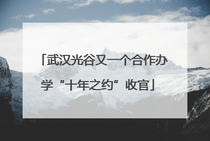 武汉光谷又一个合作办学“十年之约”收官