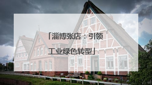 淄博张店：引领工业绿色转型