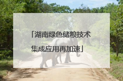 湖南绿色储粮技术集成应用再加速