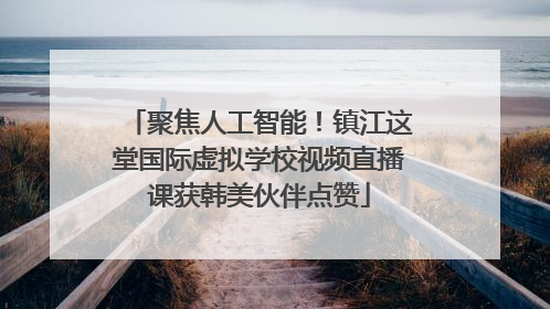 聚焦人工智能！镇江这堂国际虚拟学校视频直播课获韩美伙伴点赞