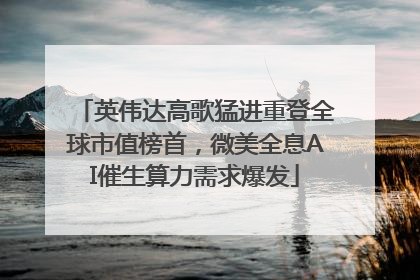 英伟达高歌猛进重登全球市值榜首，微美全息AI催生算力需求爆发