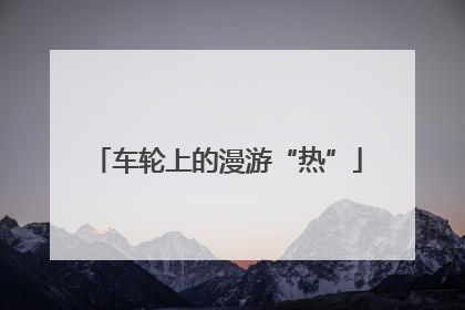 车轮上的漫游“热”