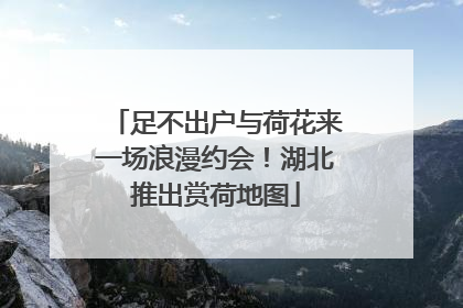 足不出户与荷花来一场浪漫约会！湖北推出赏荷地图