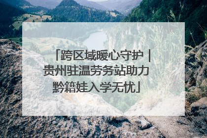跨区域暖心守护｜贵州驻温劳务站助力黔籍娃入学无忧
