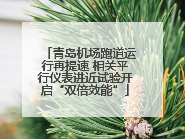 青岛机场跑道运行再提速 相关平行仪表进近试验开启“双倍效能”
